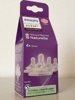 Philips Avent Natural Stage 4 Fast Flow Nipples New